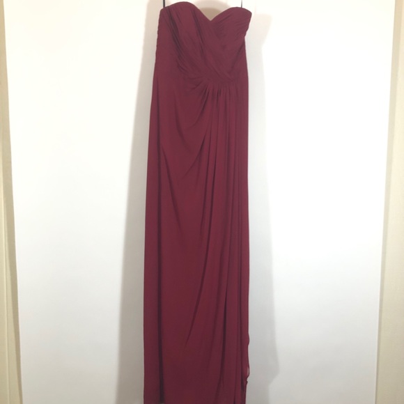 Dessy Collection style 2882 in Burgundy - Picture 1 of 9
